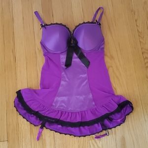 Purple lingerie - size medium